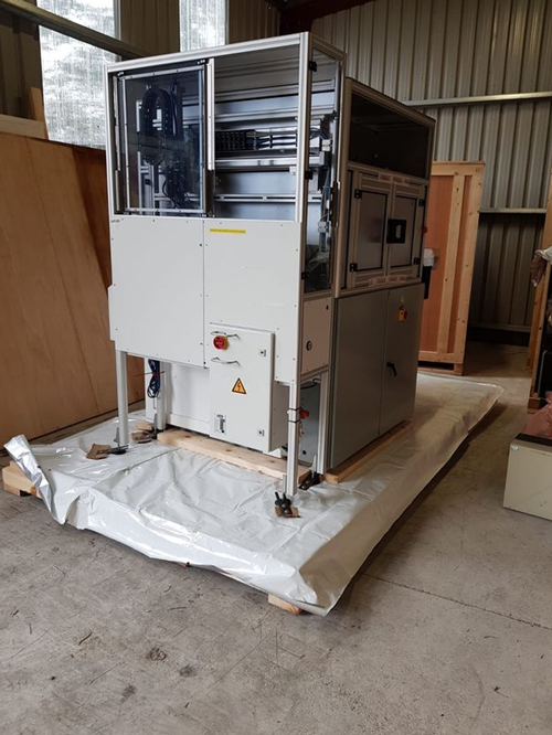 crating a machine at the customer site stage 1