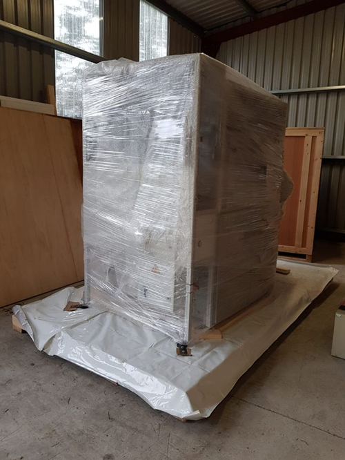 Crating a machine at the customer site stage 2